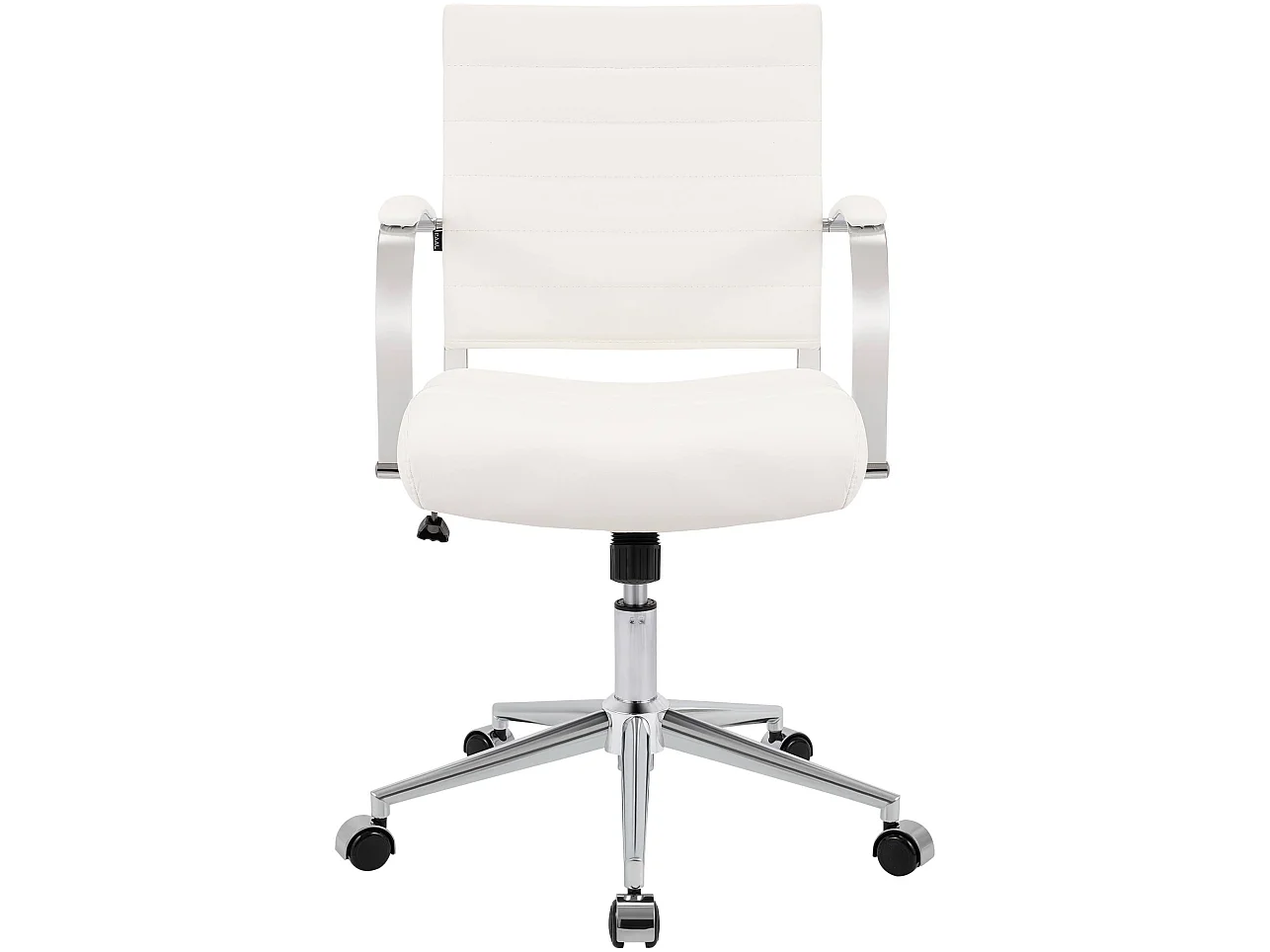 Chaise de bureau - Similicuir - Blanc - Oakland