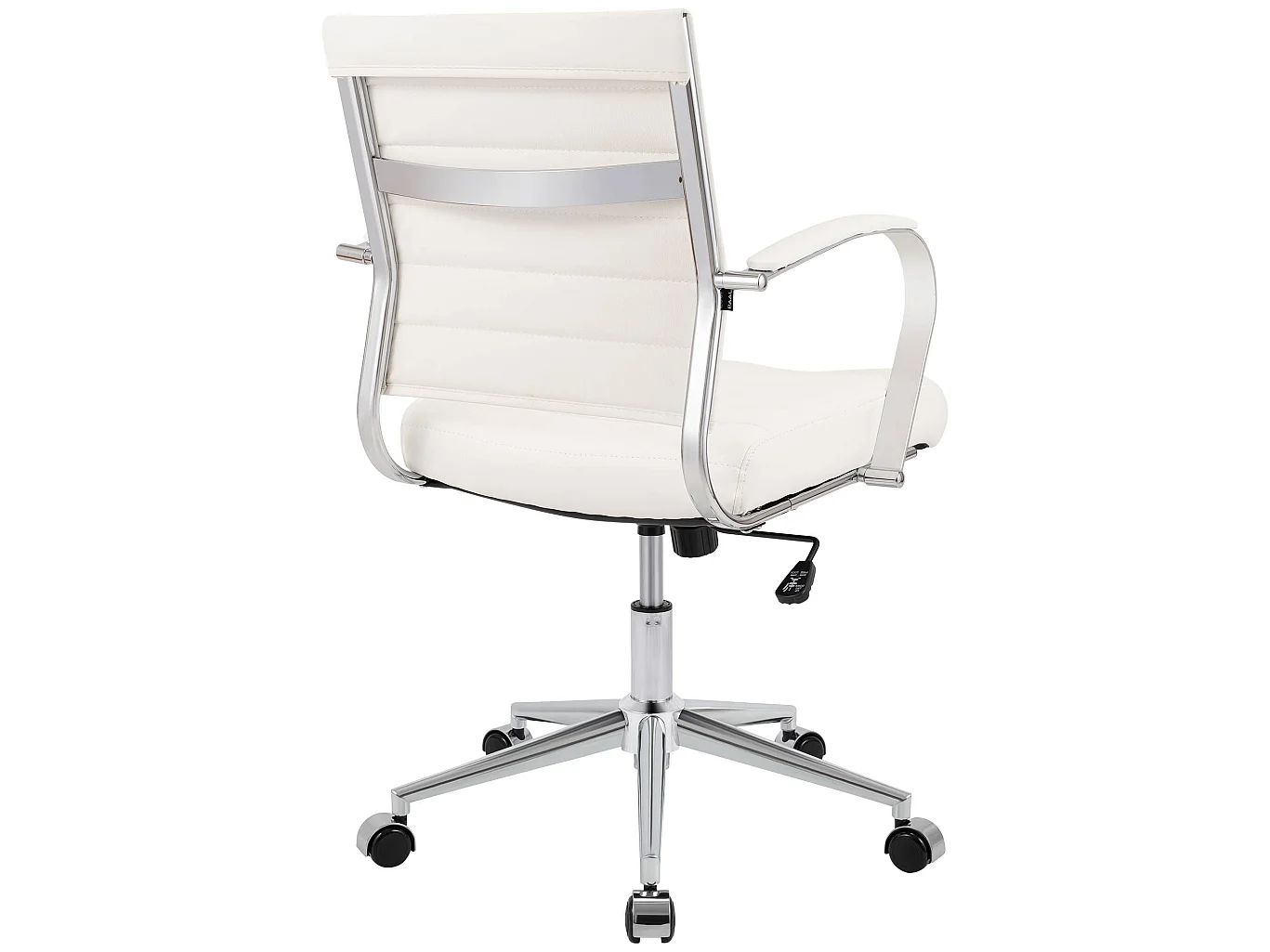 Chaise de bureau - Similicuir - Blanc - Oakland