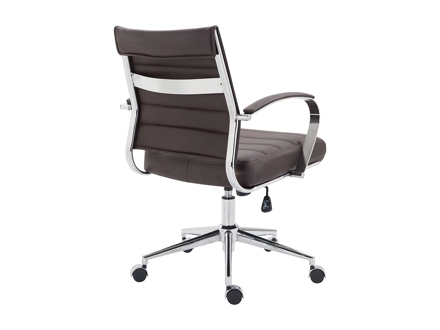 Chaise de bureau - Similicuir - Marron - Oakland