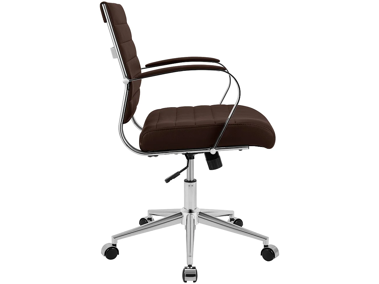 Chaise de bureau - Similicuir - Marron - Oakland