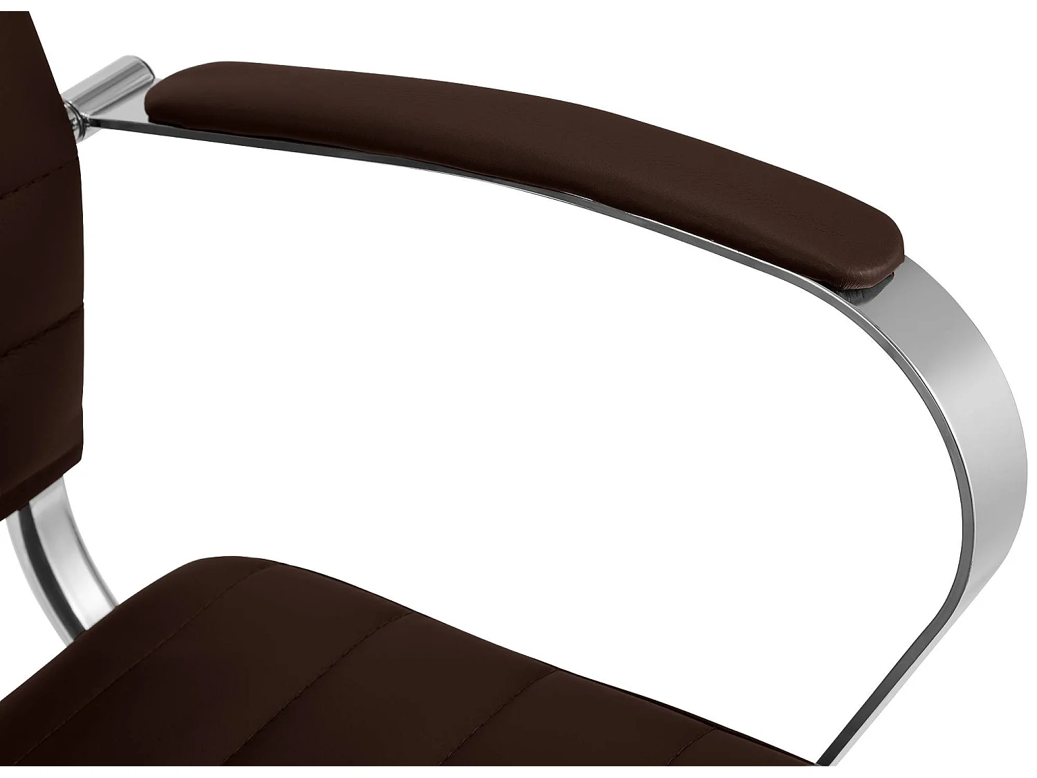 Chaise de bureau - Similicuir - Marron - Oakland