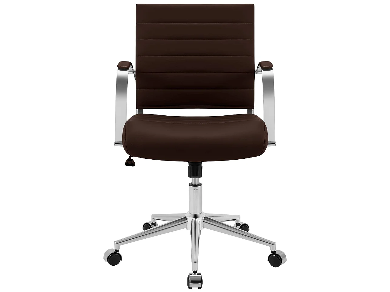 Chaise de bureau - Similicuir - Marron - Oakland