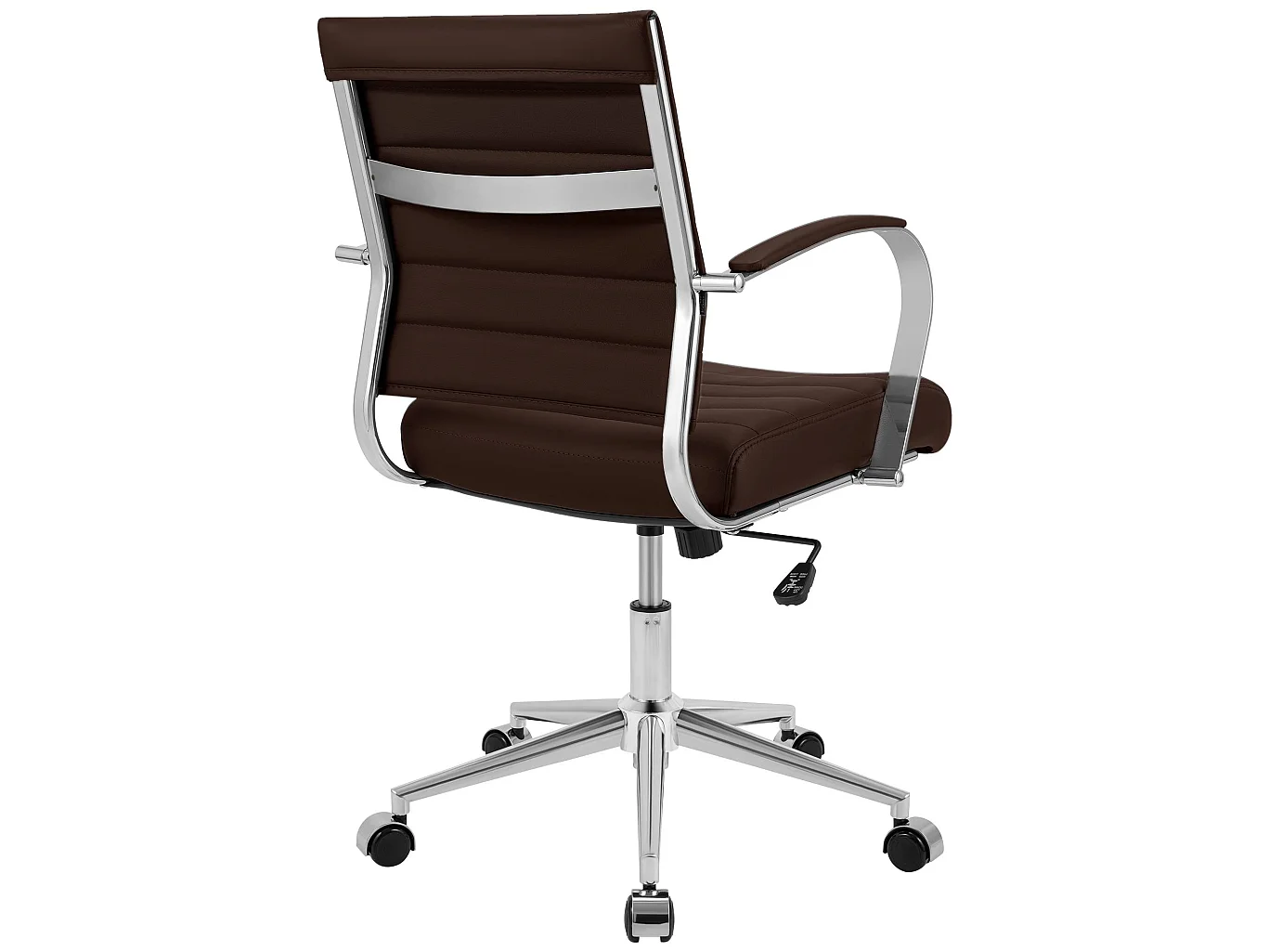 Chaise de bureau - Similicuir - Marron - Oakland