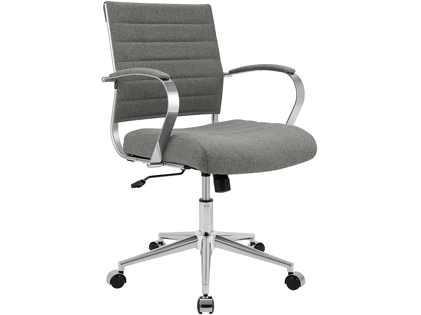 Chaise de bureau - Tissu - Gris - Oakland