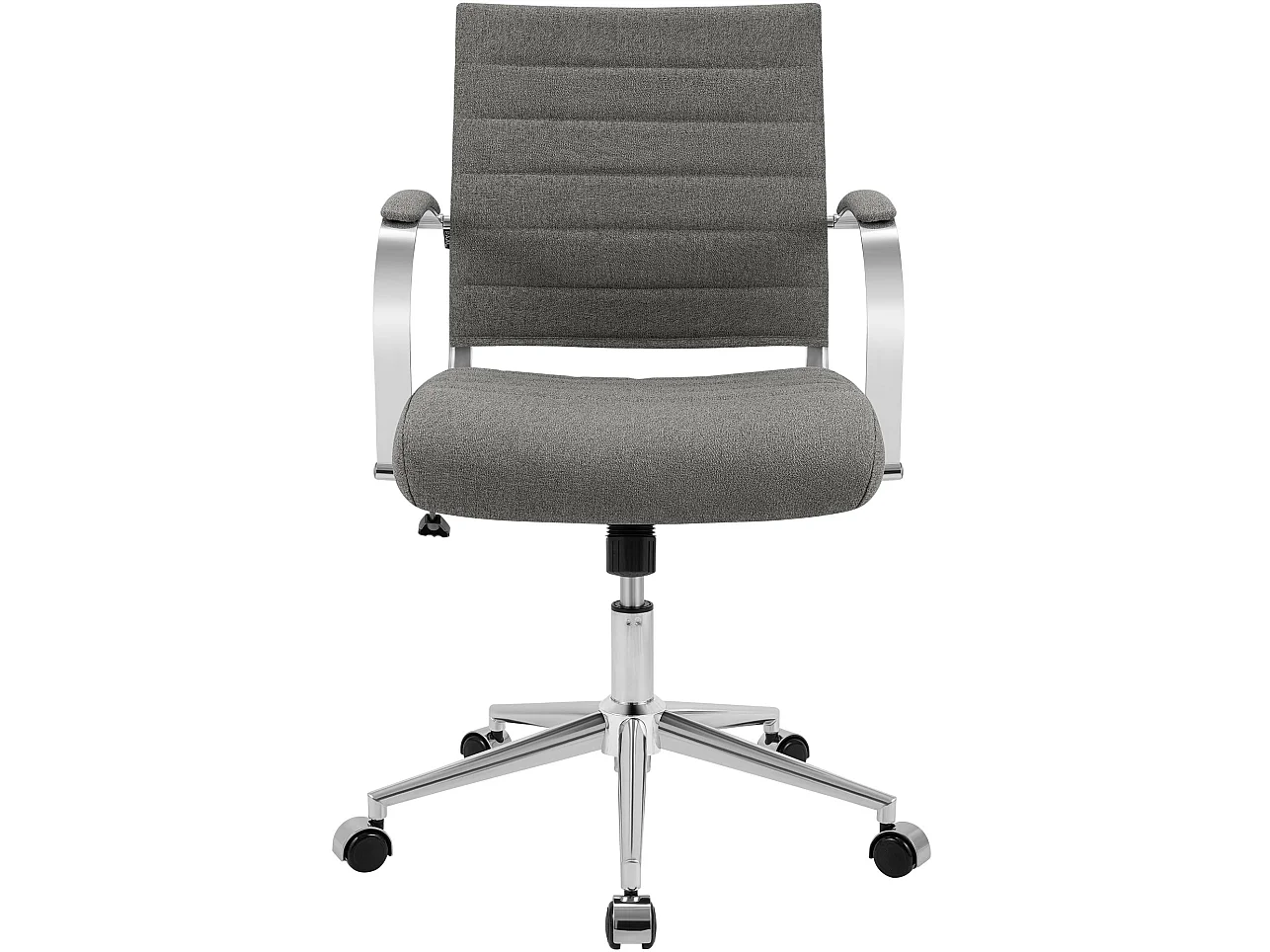 Chaise de bureau - Tissu - Gris - Oakland