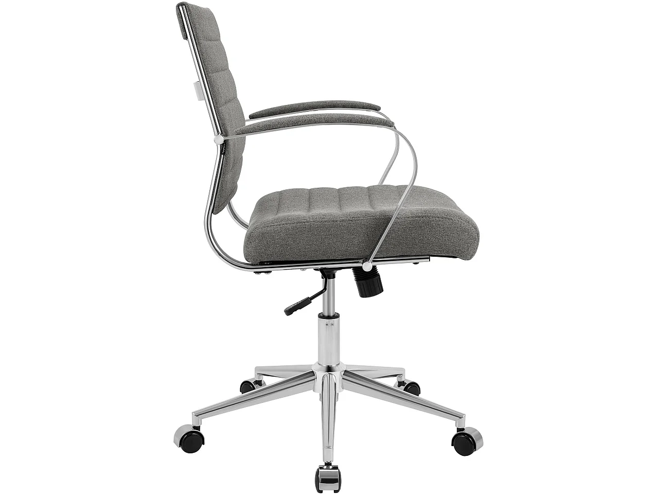 Chaise de bureau - Tissu - Gris - Oakland