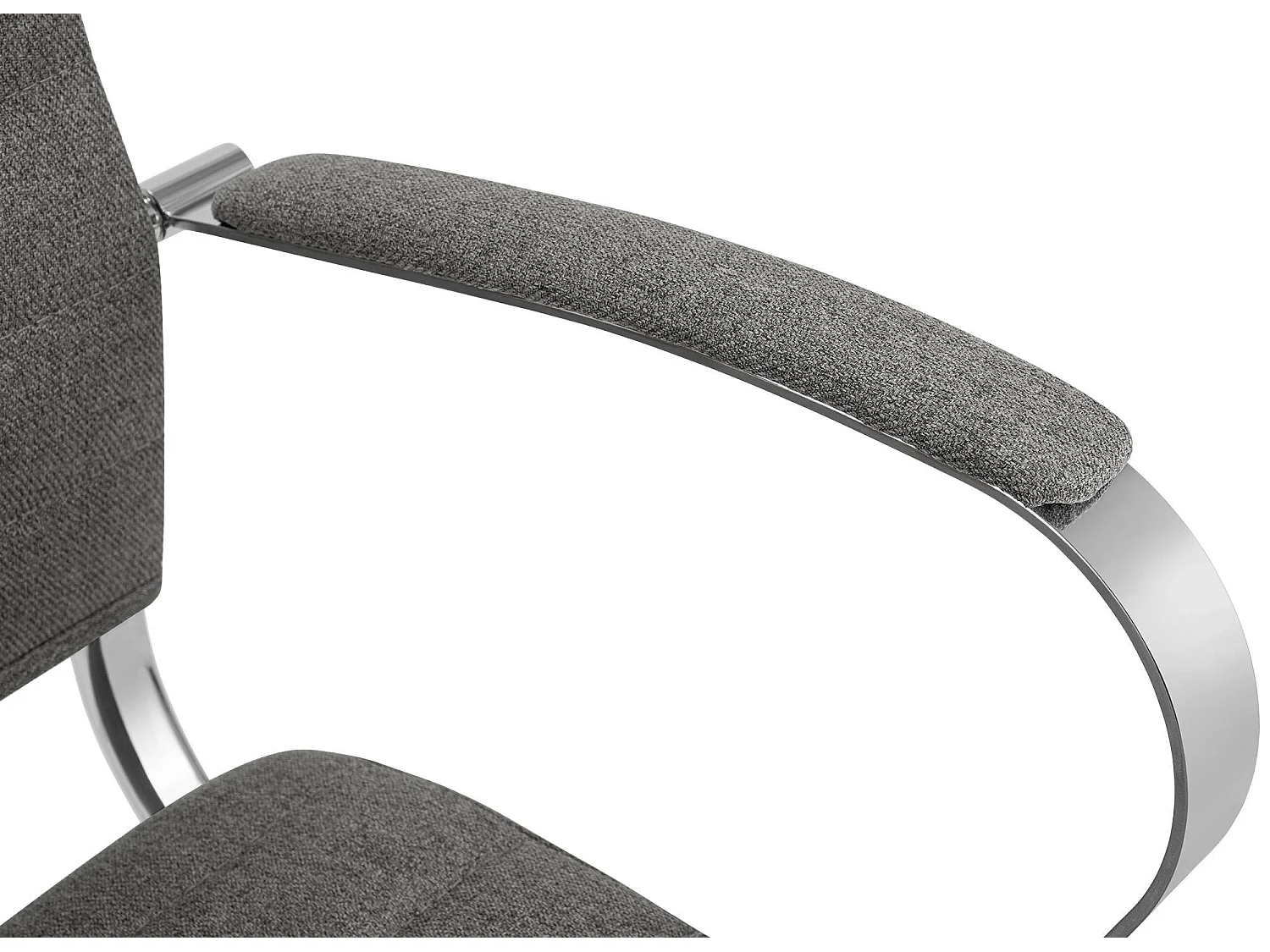 Chaise de bureau - Tissu - Gris - Oakland