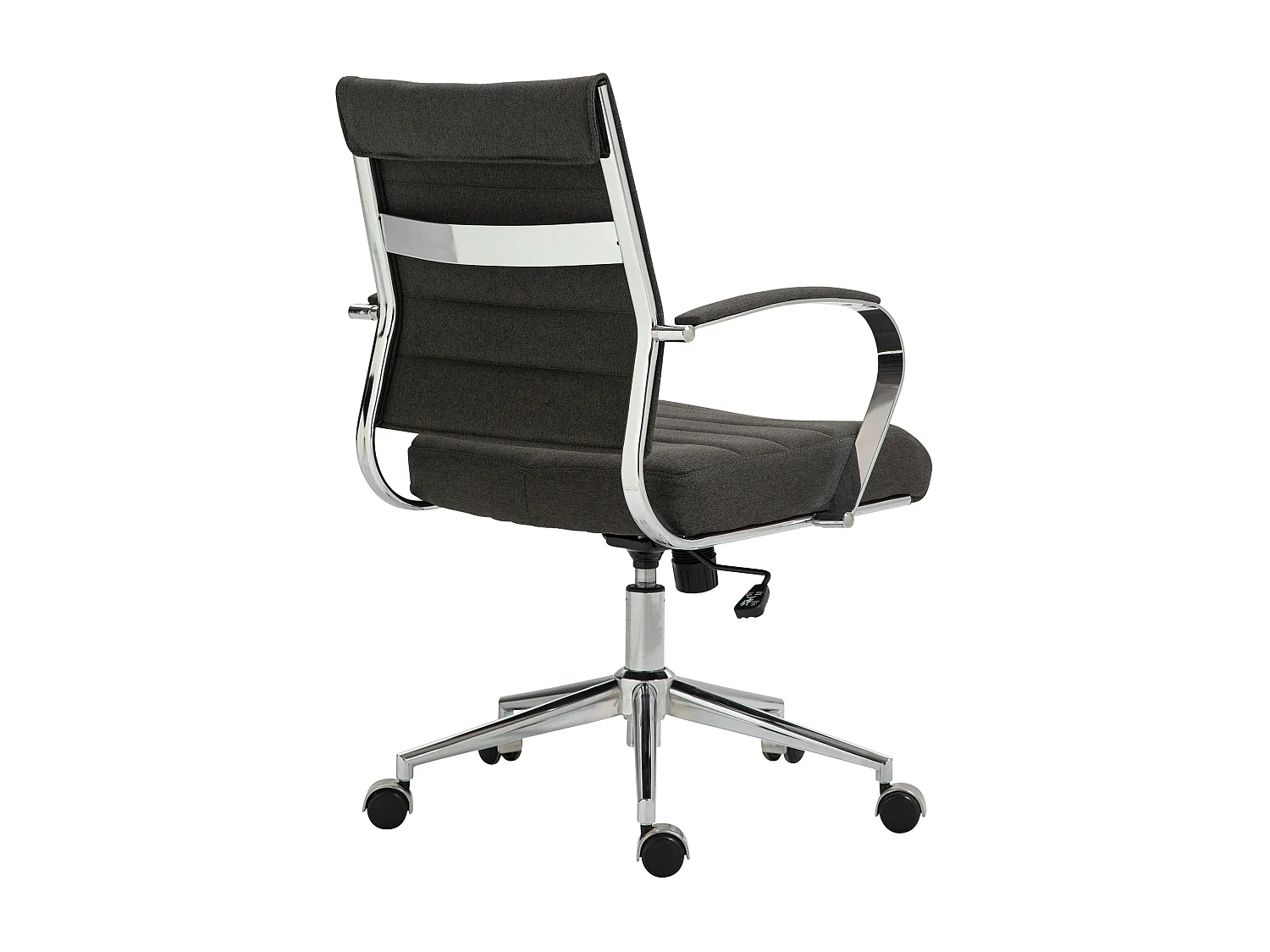 Chaise de bureau - Tissu - Gris foncé - Oakland