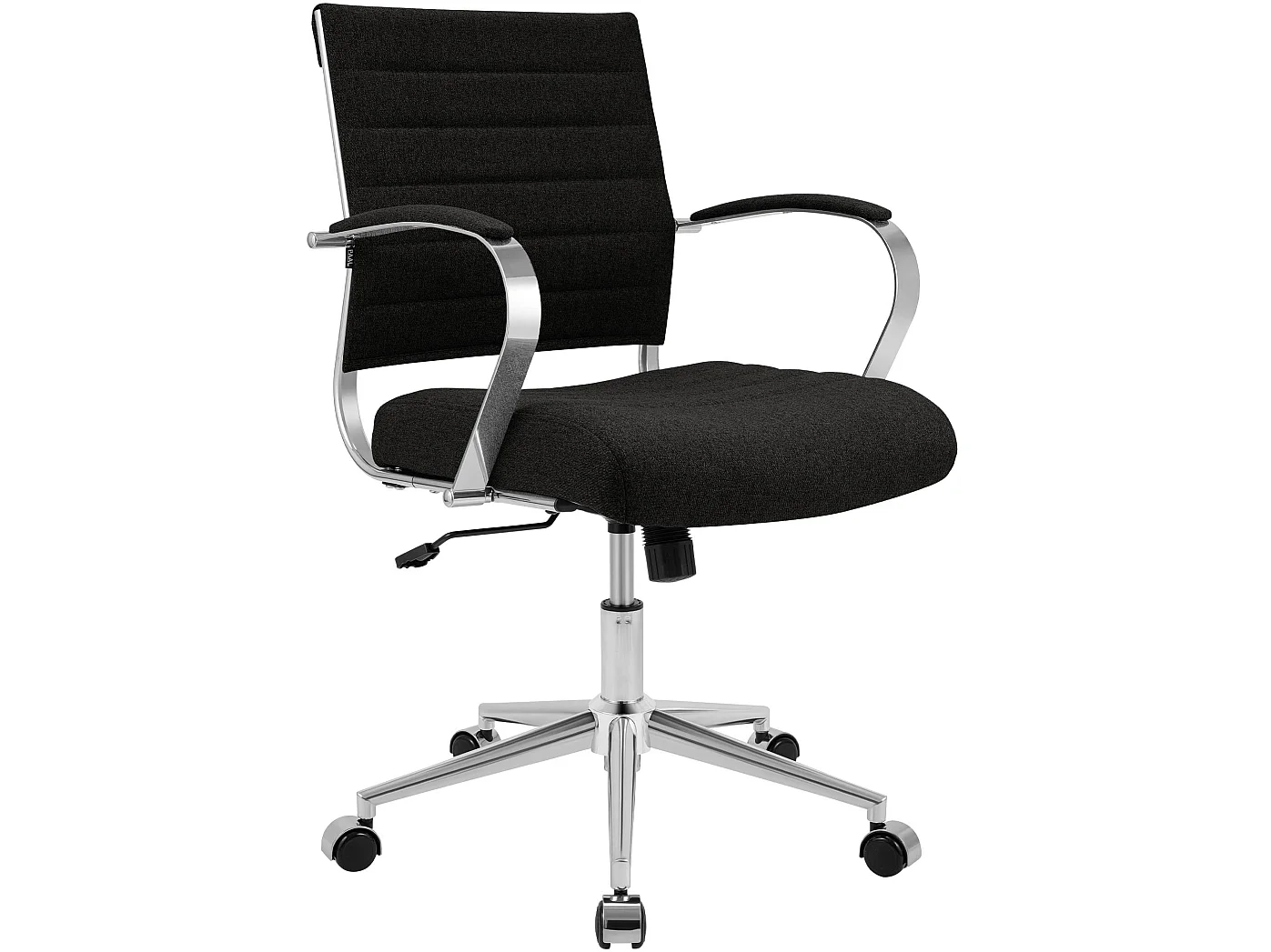 Chaise de bureau - Tissu - Gris foncé - Oakland