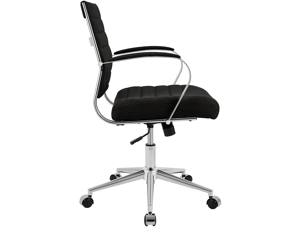Chaise de bureau - Tissu - Gris foncé - Oakland