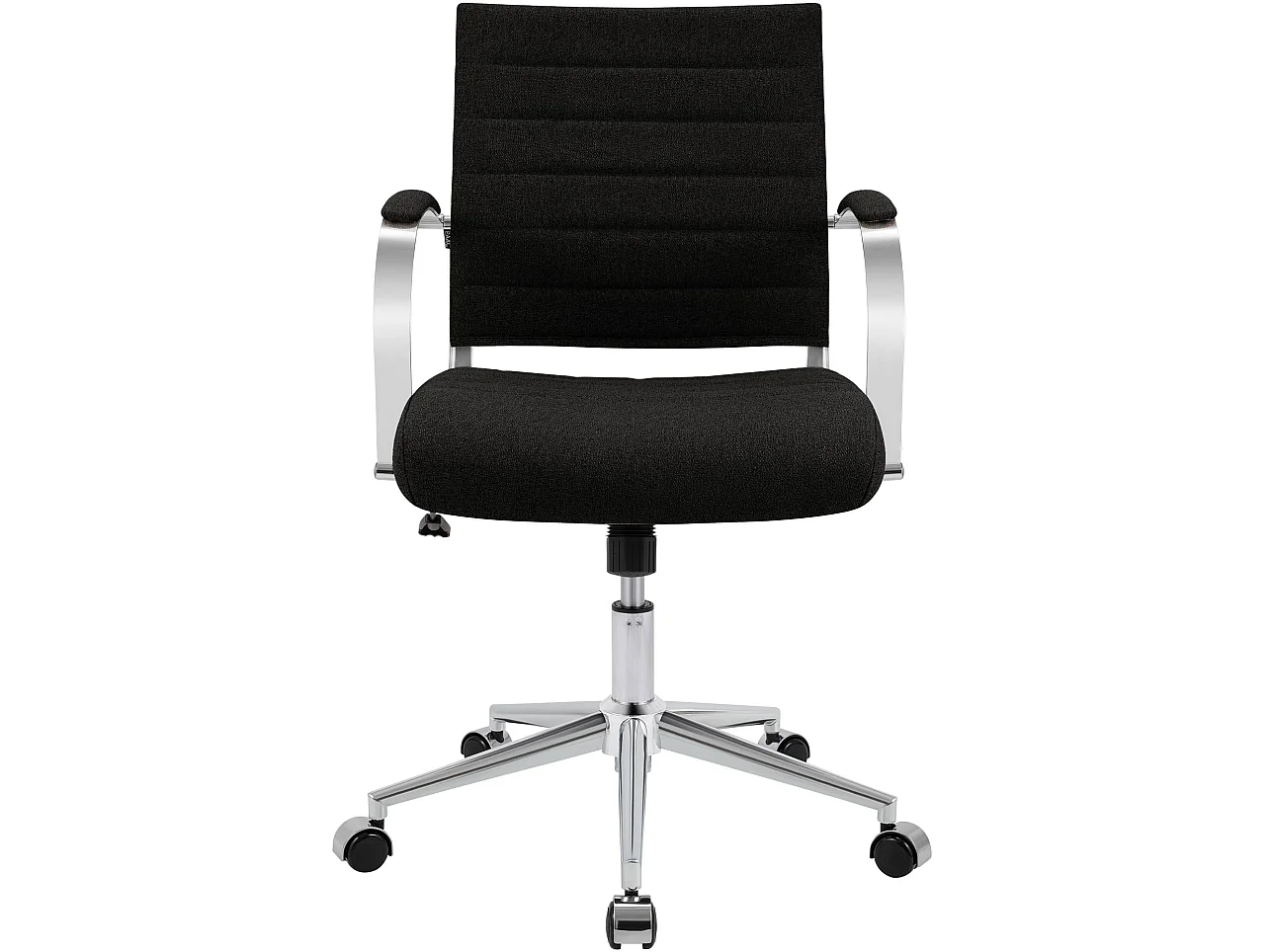Chaise de bureau - Tissu - Gris foncé - Oakland