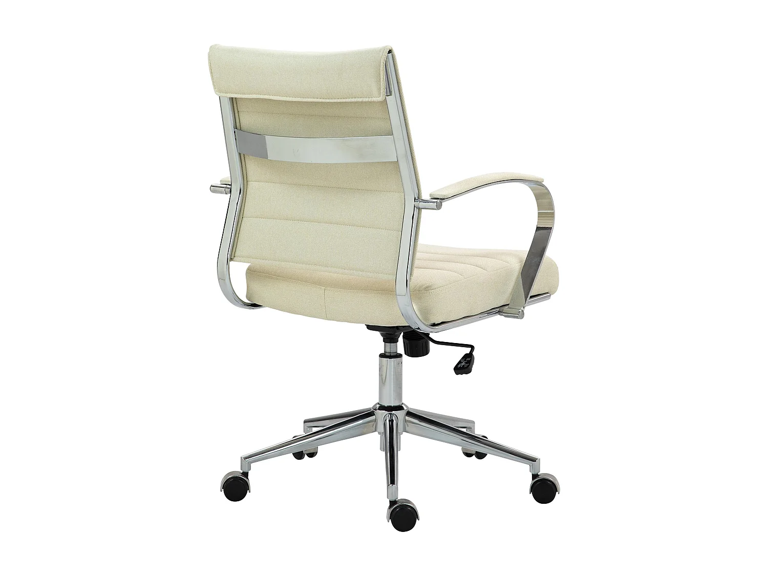 Chaise de bureau - Tissu - Crème - Oakland