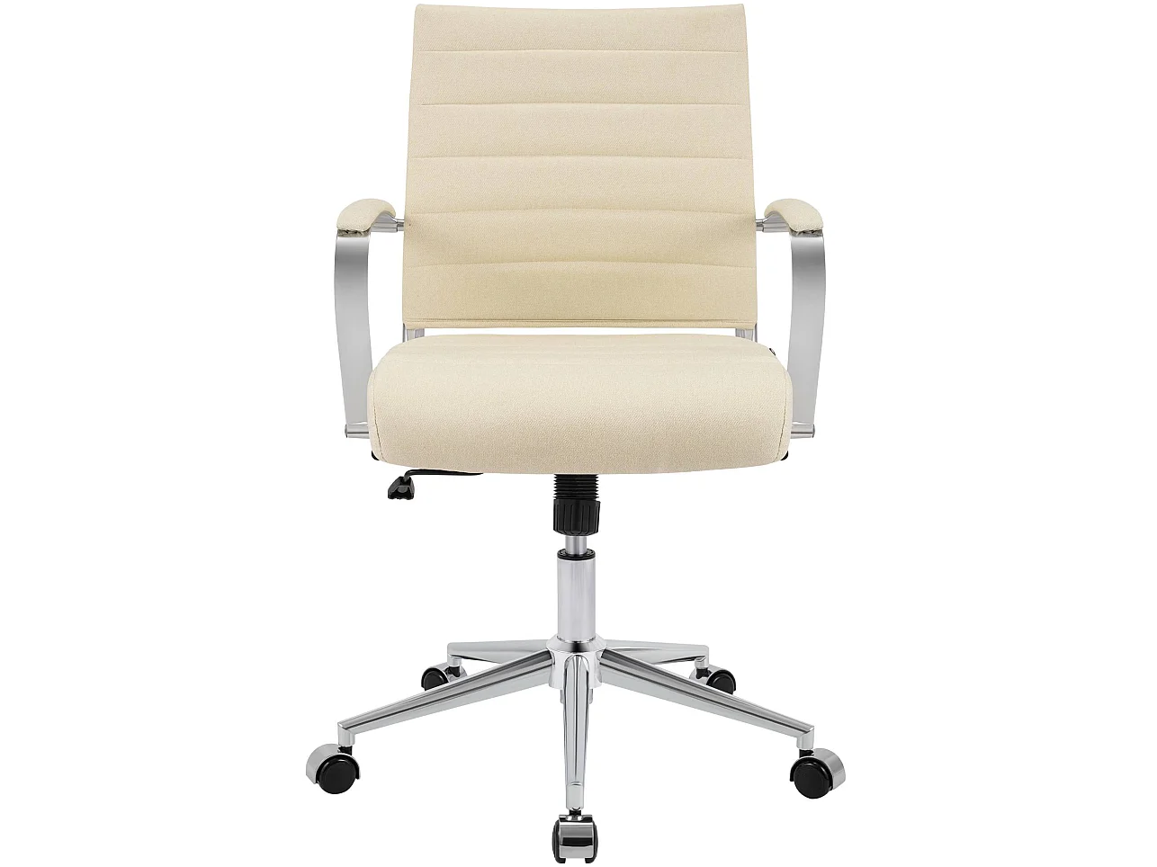 Chaise de bureau - Tissu - Crème - Oakland