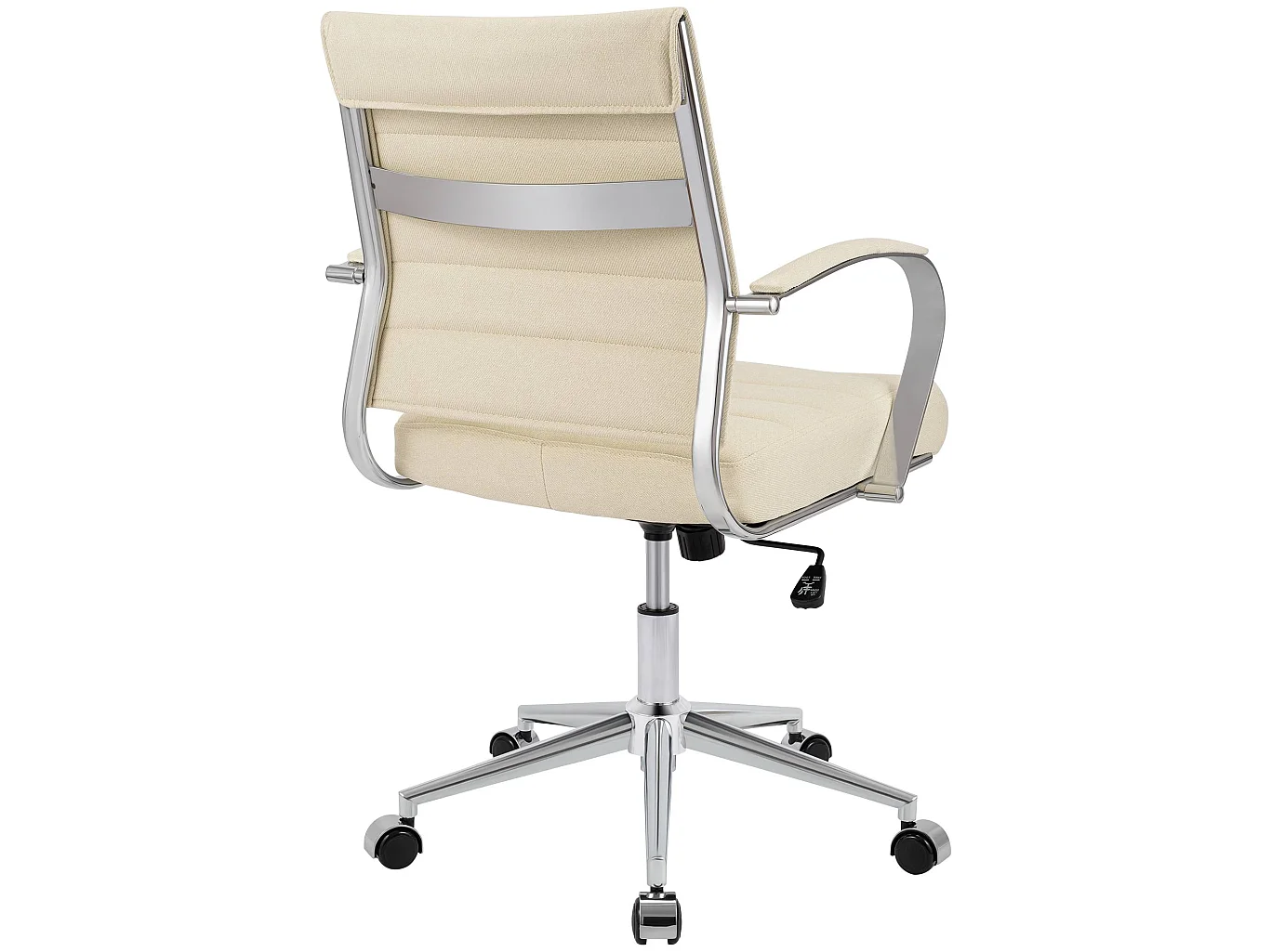 Chaise de bureau - Tissu - Crème - Oakland