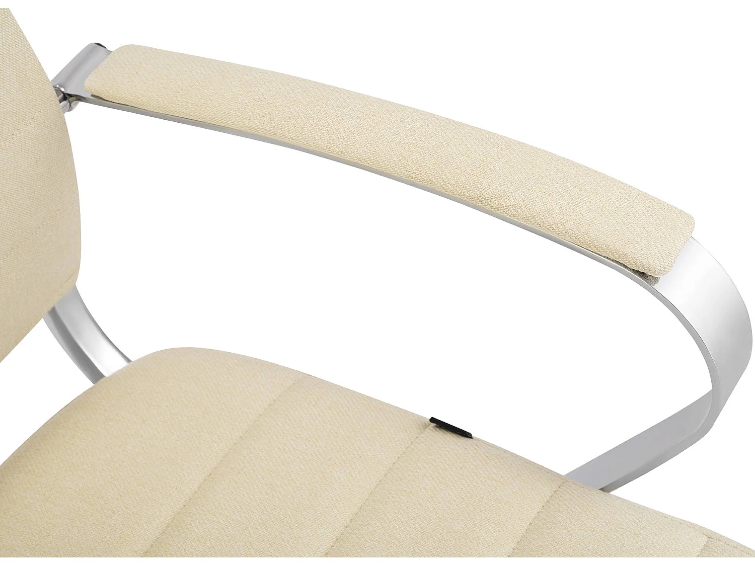 Chaise de bureau - Tissu - Crème - Oakland
