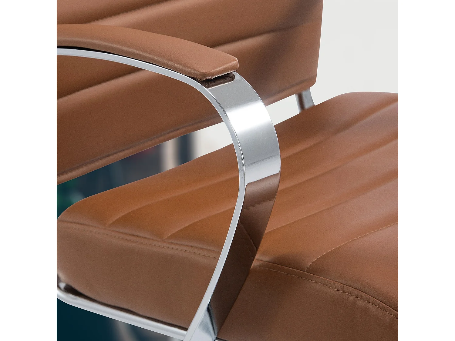 Bürostuhl - Kunstleder - hellbraun - Oakland