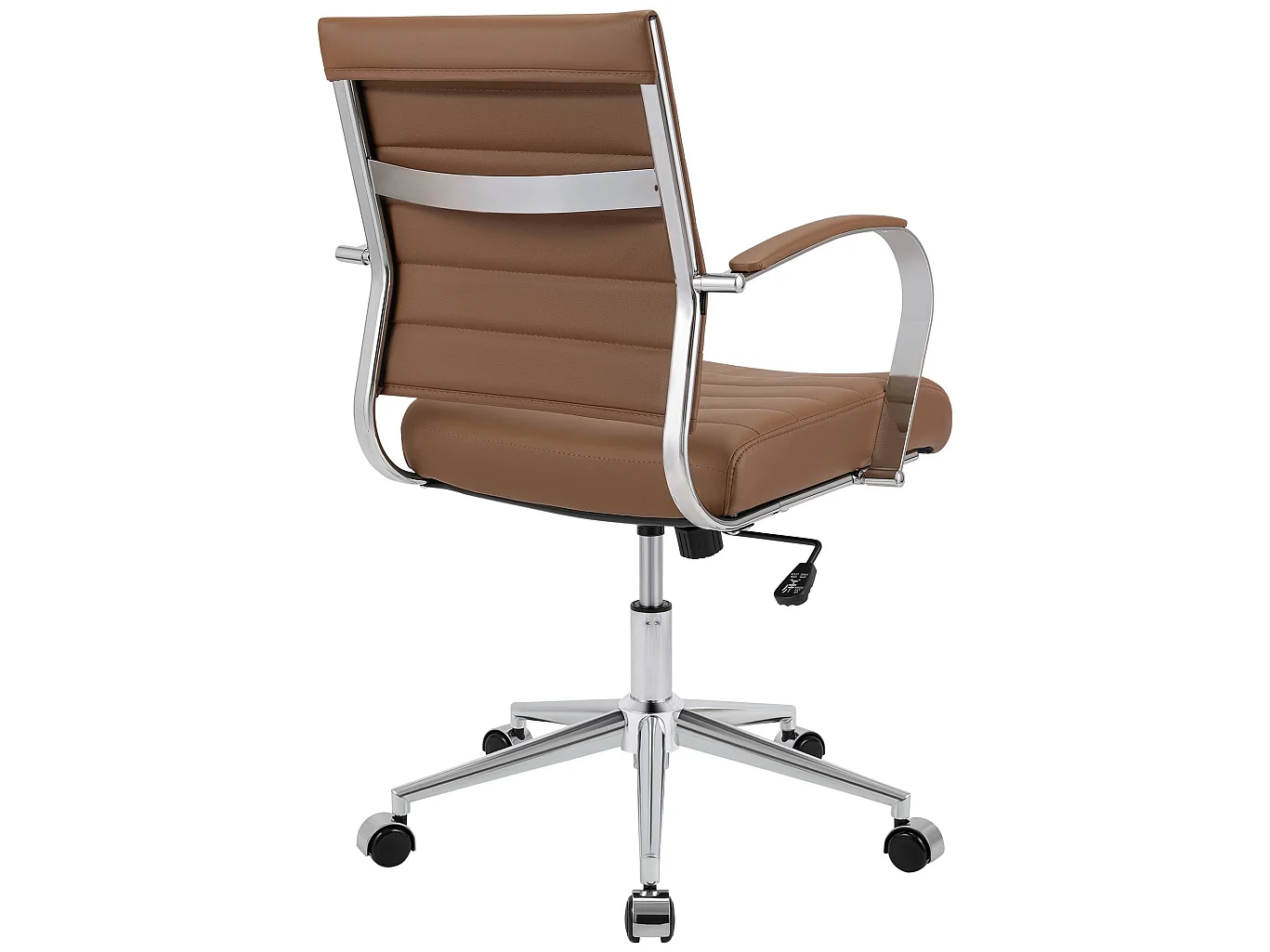Chaise de bureau - Similicuir - Marron clair - Oakland