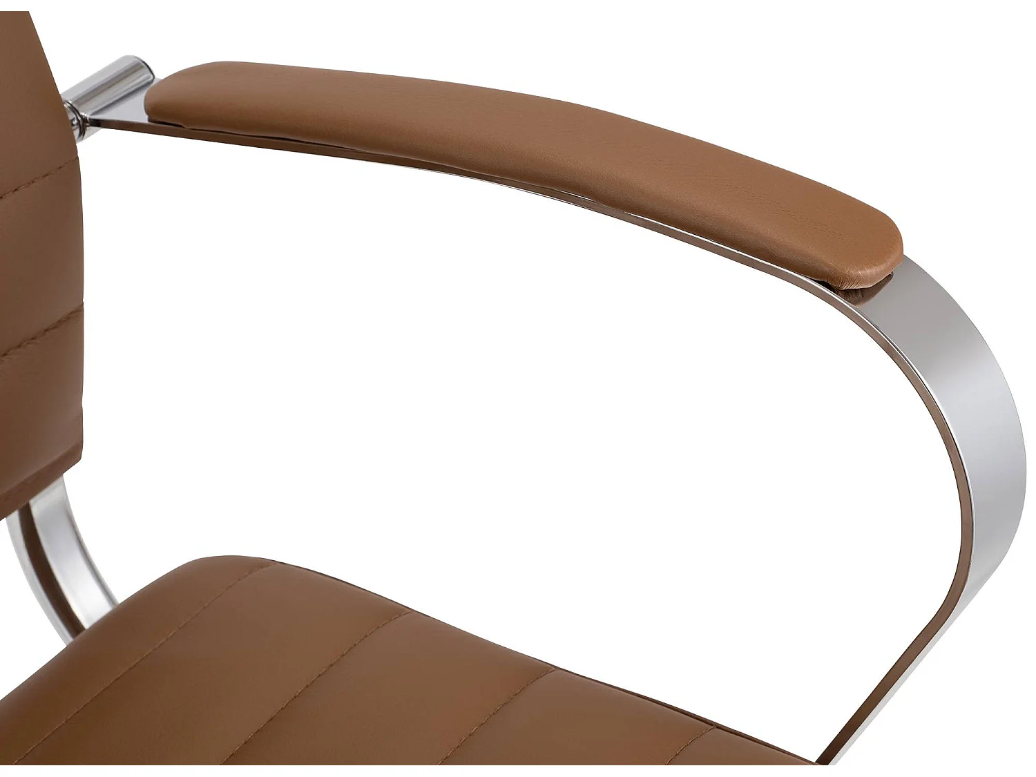 Chaise de bureau - Similicuir - Marron clair - Oakland