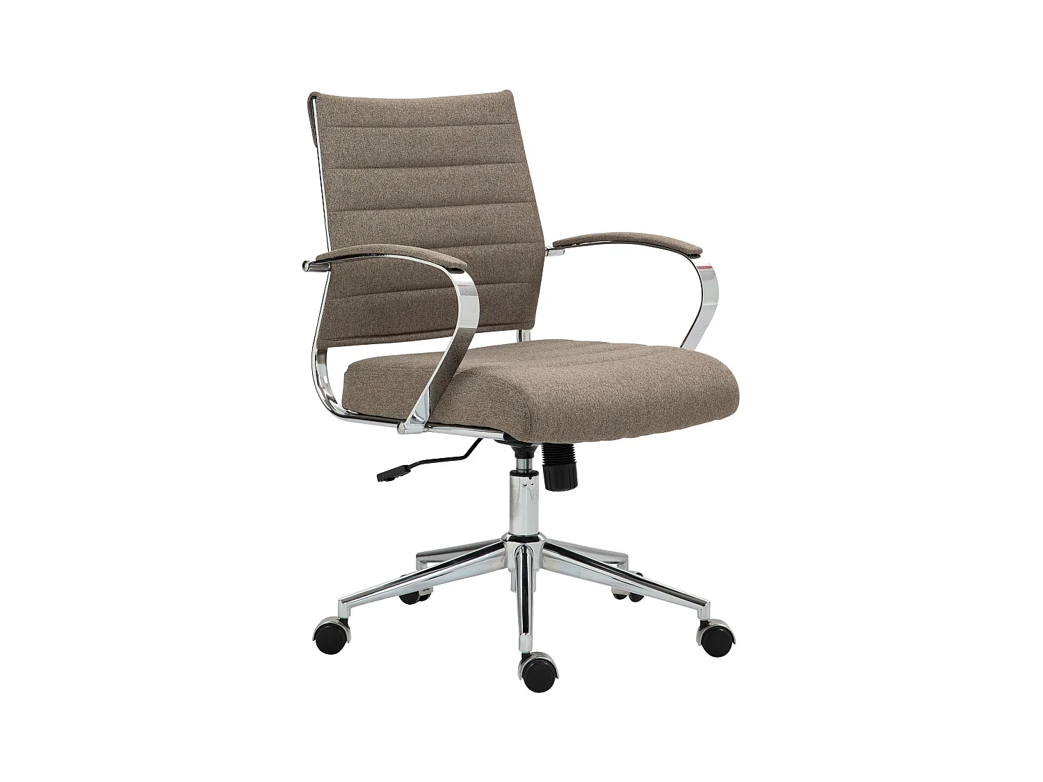 Chaise de bureau - Tissu - Taupe - Oakland