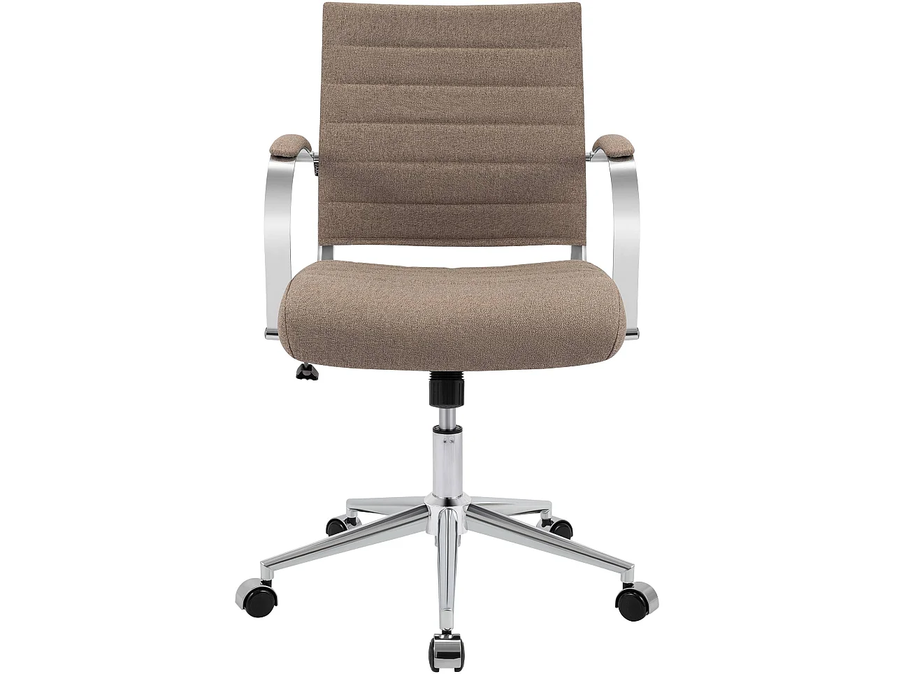 Chaise de bureau - Tissu - Taupe - Oakland
