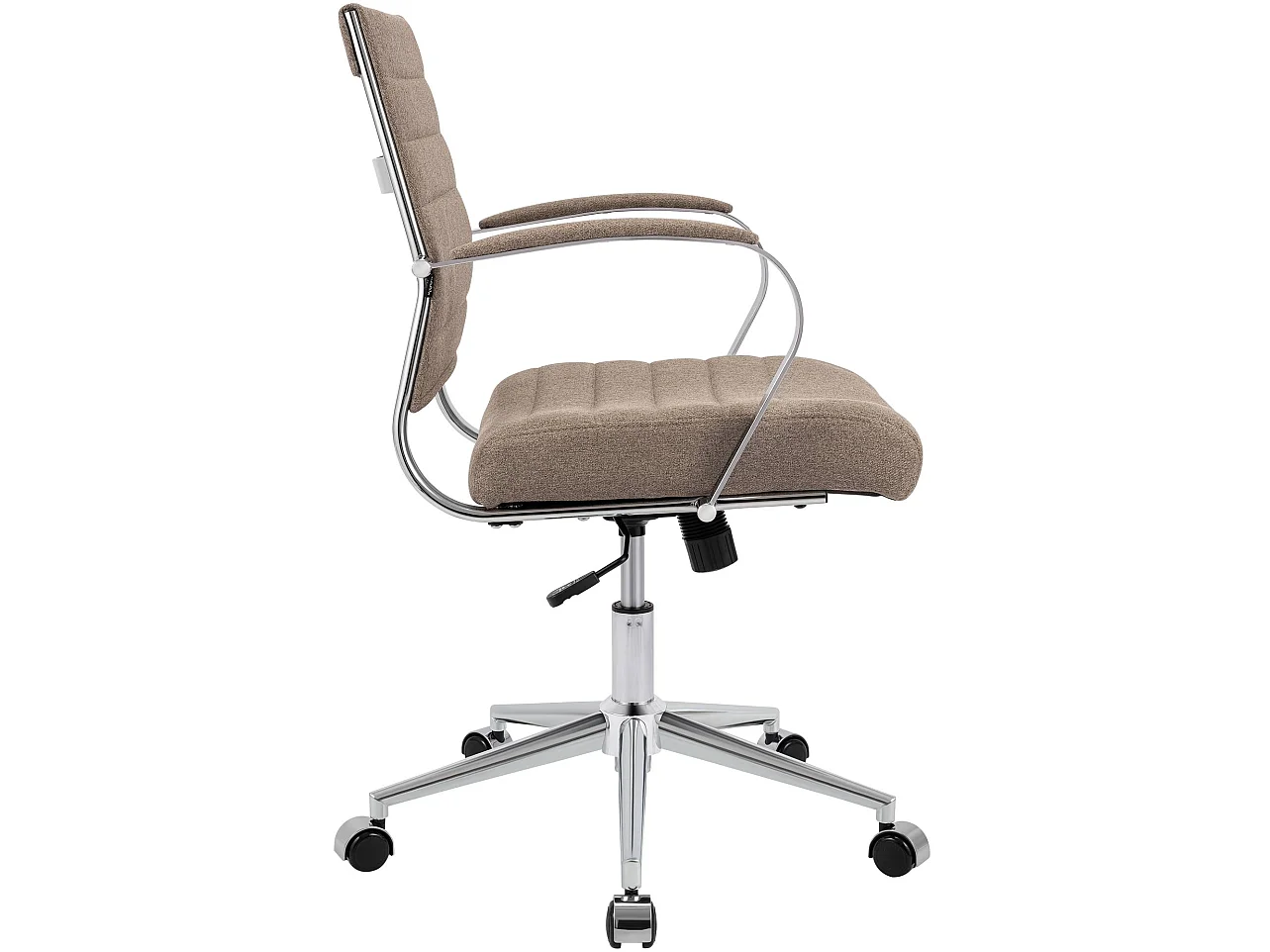 Chaise de bureau - Tissu - Taupe - Oakland