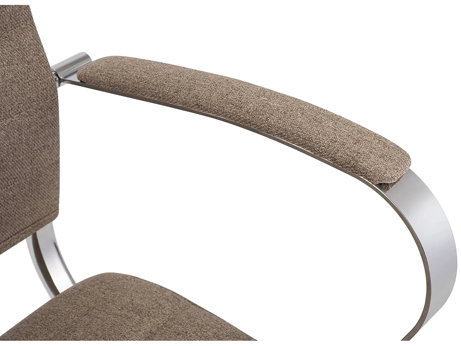 Chaise de bureau - Tissu - Taupe - Oakland