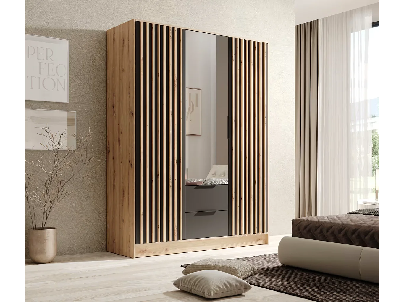 Armadio Nelia (150cm)/Artisan&Nero