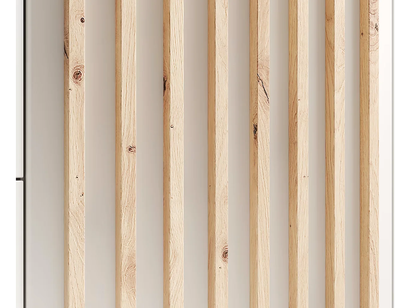 Armadio Nelia (100cm)/Bianco&Marrone