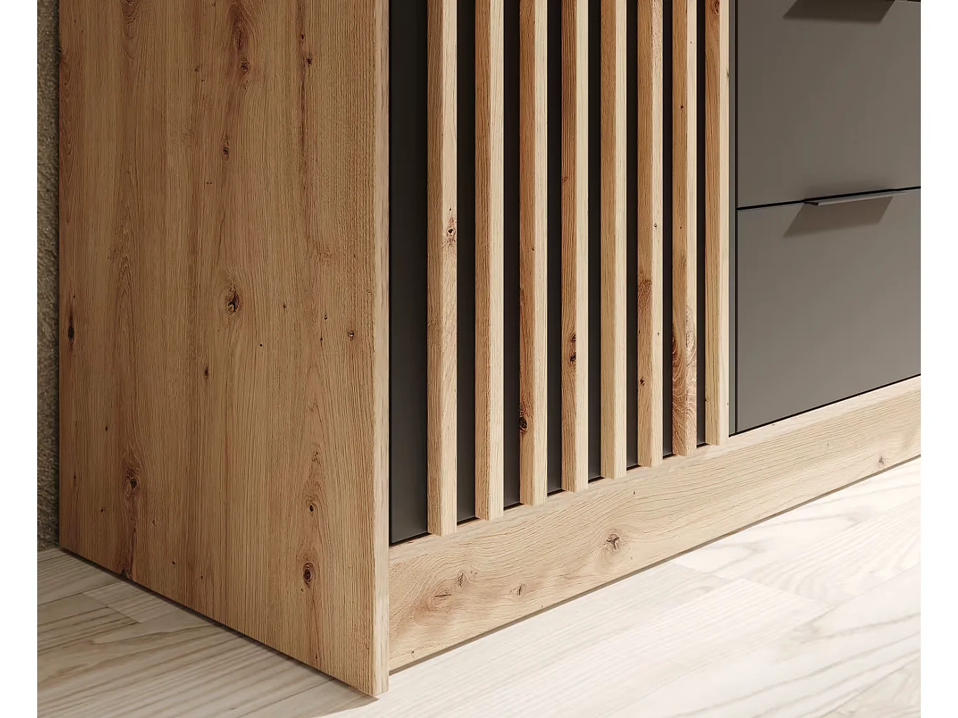 Penderie Nelia (200cm)/Artisan&Noir