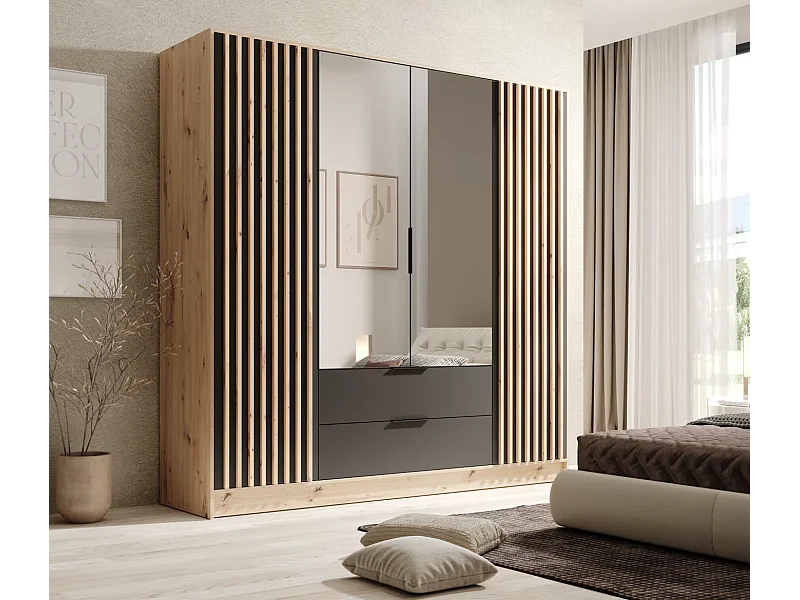 Penderie Nelia (200cm)/Artisan&Noir