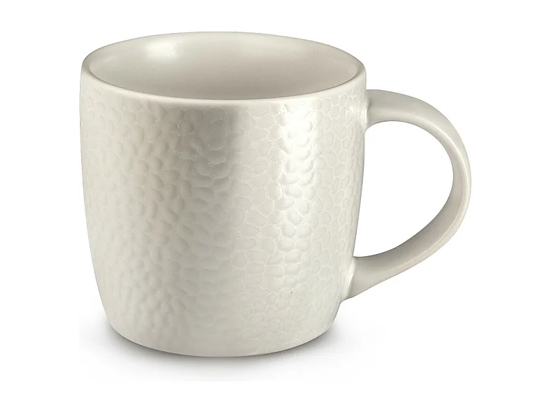 Set aus 6 Kaffee- & Teetassen Stone Ivoire 28 cl - Kollektion Médard de Noblat