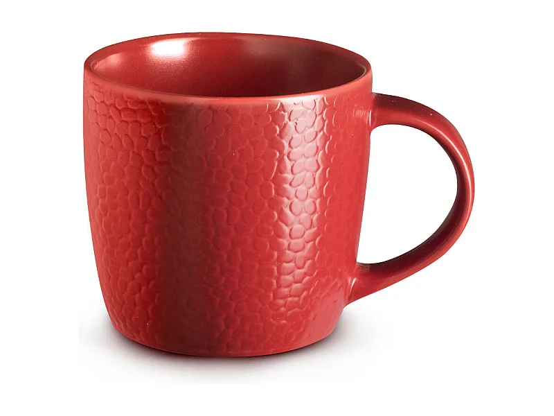 Set aus 6 Kaffee- & Teetassen Stone Rouge 28 cl von Médard de Noblat