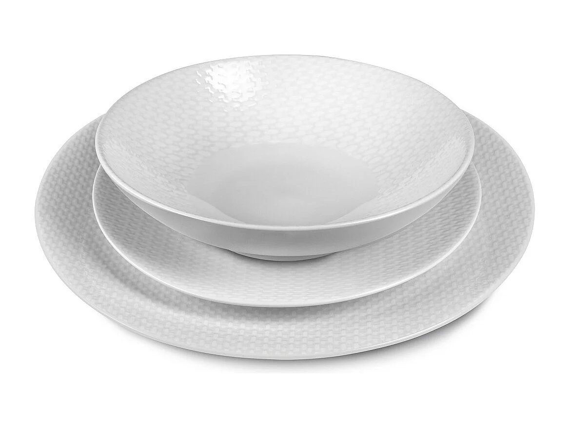 Izy - Assiette salade et pâtes (lot de 6)