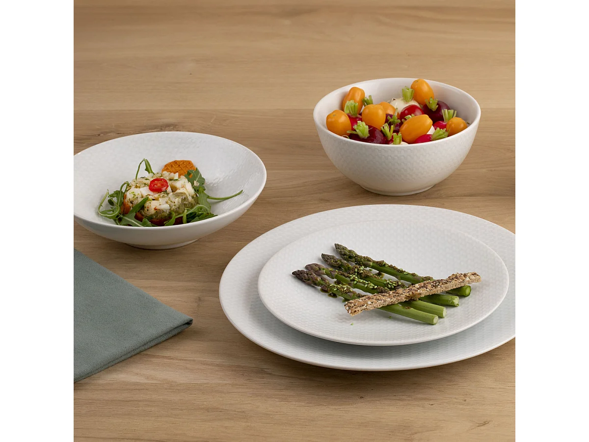 Izy - Assiette salade et pâtes (lot de 6)