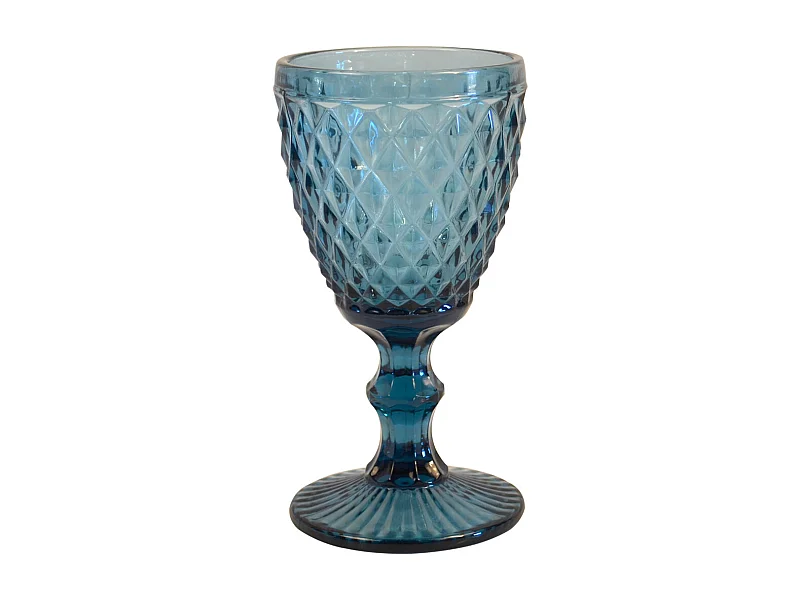 Diamond Bleu - 6 verres à pied 20 cl