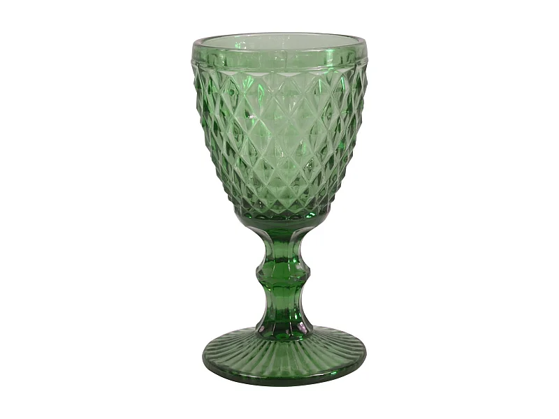 Diamond Vert - 6 verres à pied 20 cl
