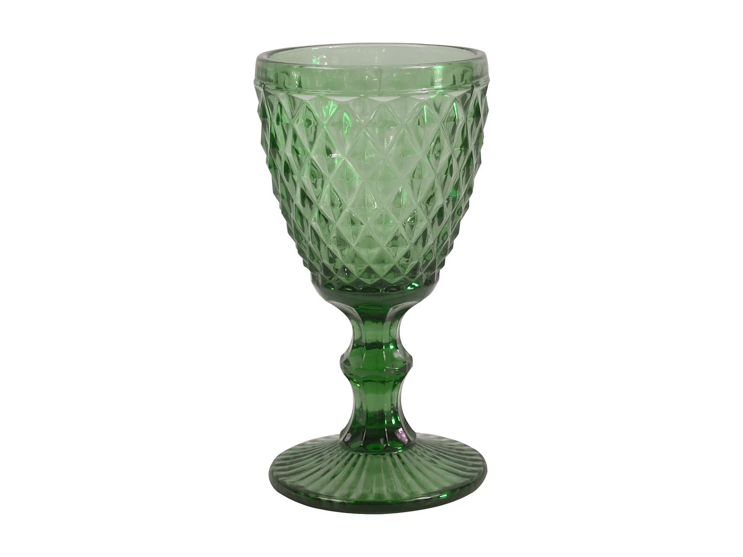 Diamond Vert - 6 verres à pied 20 cl