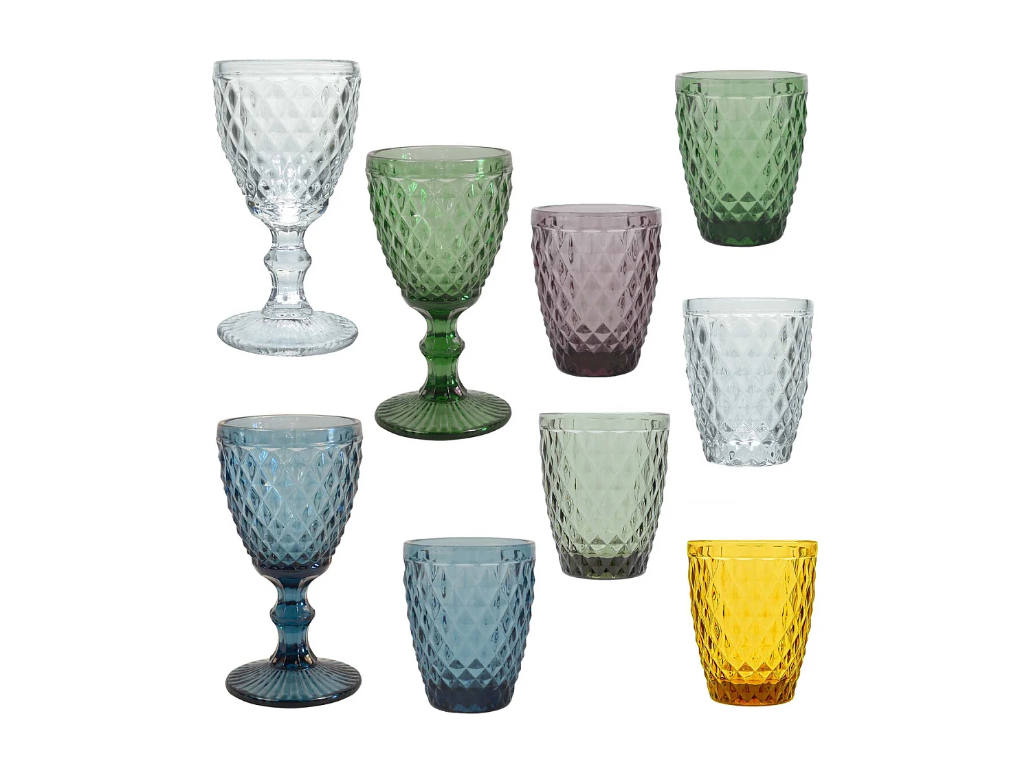 Diamond - 6 verres à pied 20 cl