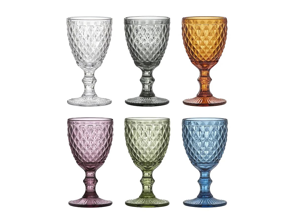 Diamond - 6 verres à pied 20 cl