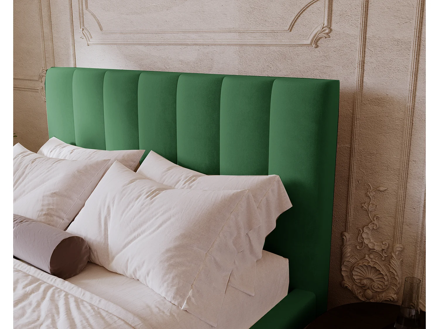 Emporius Velor lit coffre 140x200 avec rangement, lit adulte 140x200, sommier à lattes, velours Vert (Magic Velvet 2225)