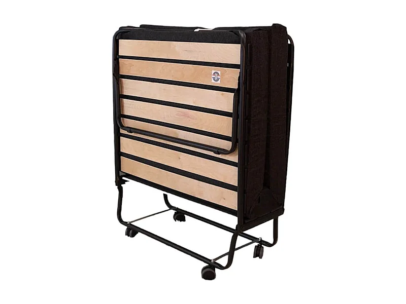 Lit pliant spécial hôtellerie – 90x190 - 17 lattes bois - Gain de place