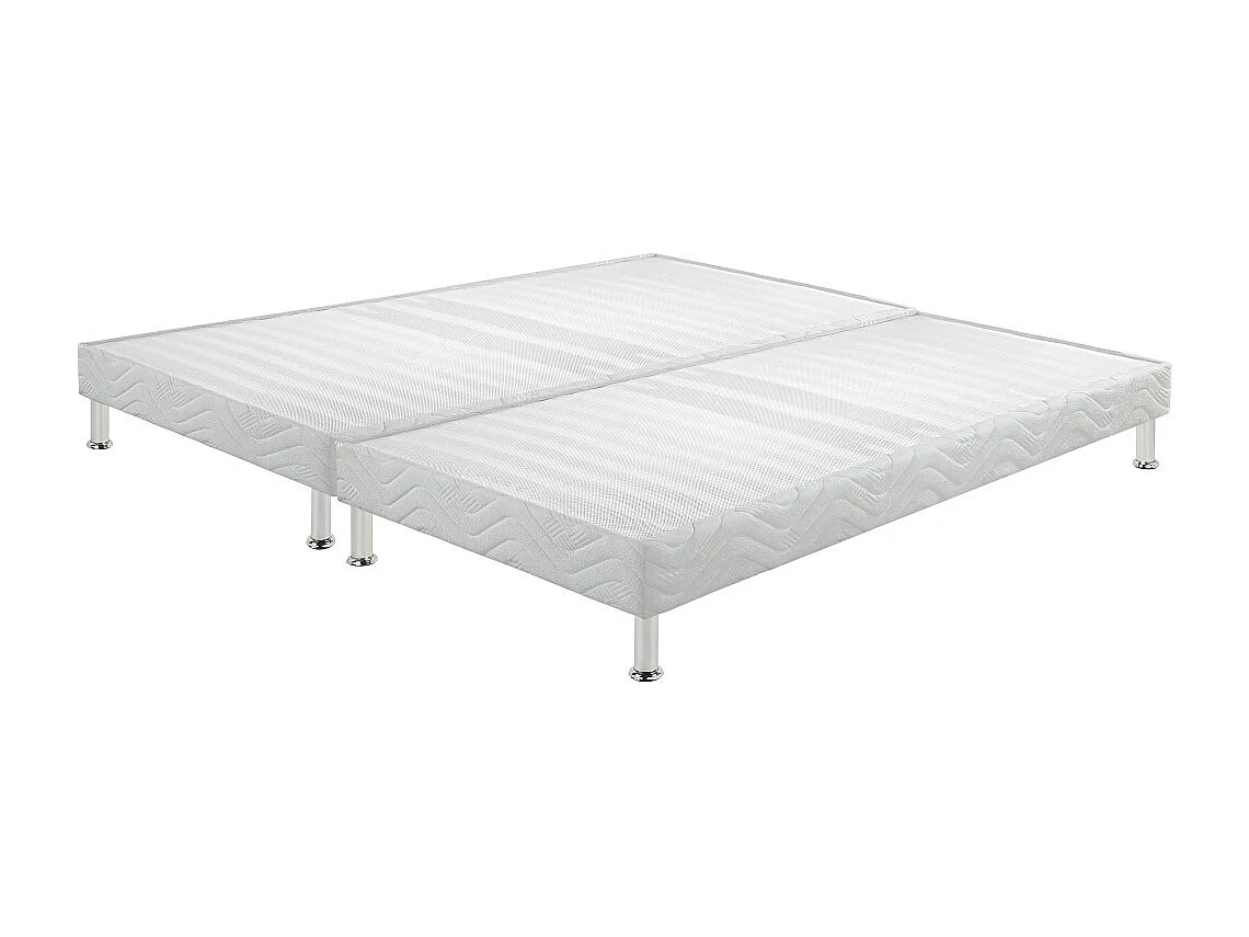 Matelas + sommier tapissier 2x90x190 Latex - Louxor - Soutien ferme - Made in France