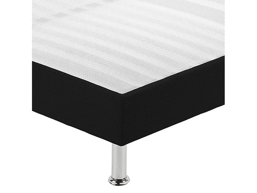 Matelas + sommier tapissier 140x190 Ressorts - Ramage - Soutien ferme