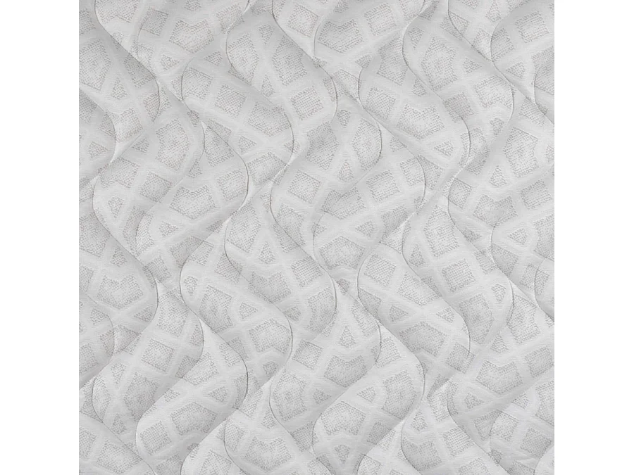 Matelas + sommier tapissier 90x190 Mousse - Melior - Soutien ferme - Blanc