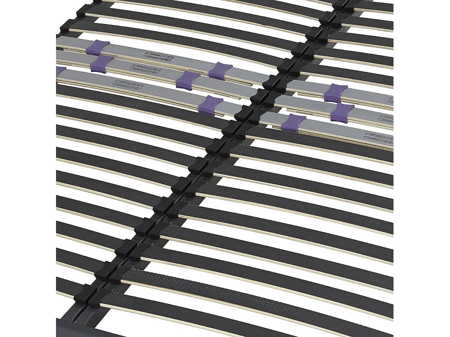 Sommier à lattes 140x190 C223 - 40 lattes bois - Fabrication française