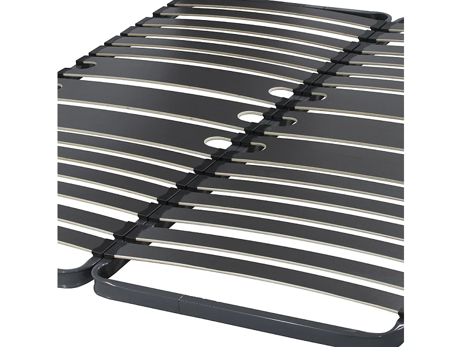Sommier à lattes 2x80x200 C416 - 32 lattes bois - Fabrication française
