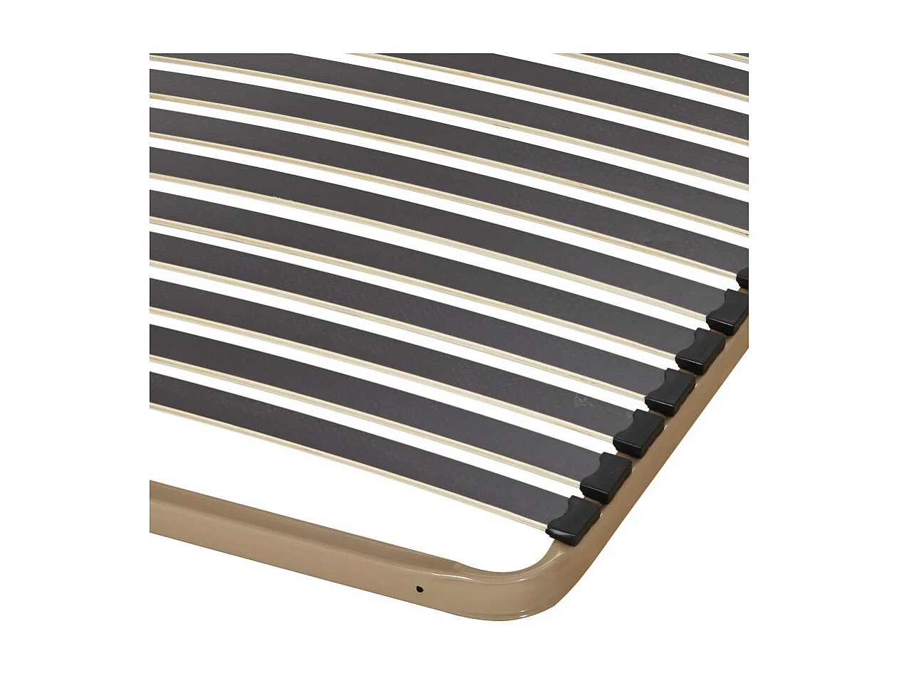 Sommier à lattes + pieds 90x200 Theta - 24 lattes bois - Fabrication française