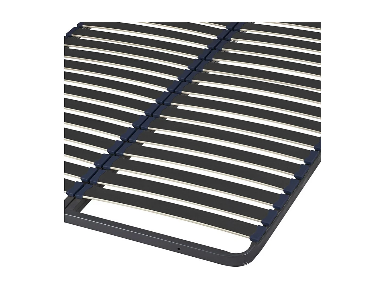 Sommier à lattes + pieds 90x190 Iota - 18 lattes bois - Fabrication française