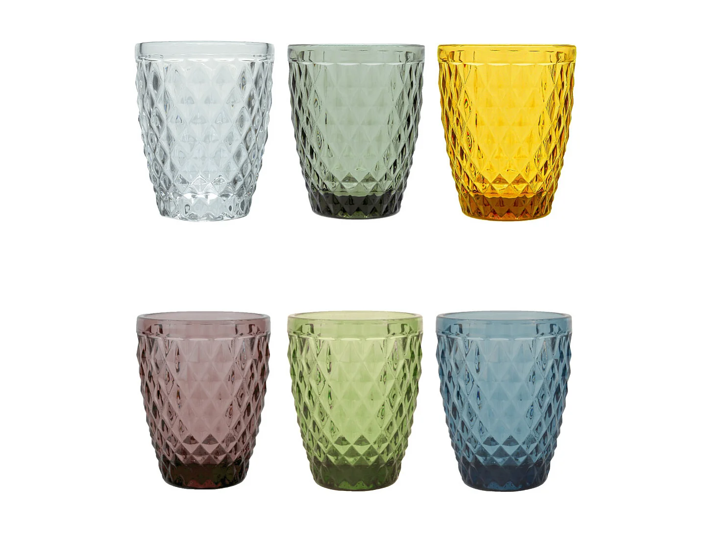 Diamond Pourpre - 6 gobelets 22 cl