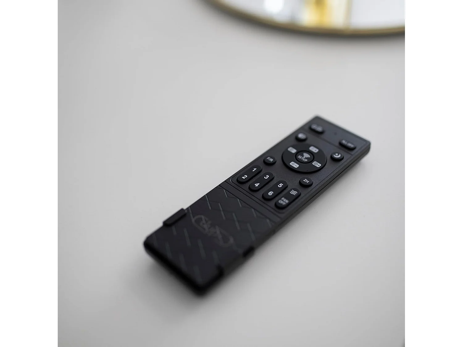 DUPI Ventilador de Techo con Luz LED TURBO AIR |  6 Velocidades | Control Remoto y App |Modo Invierno/Verano | PVC | Haya